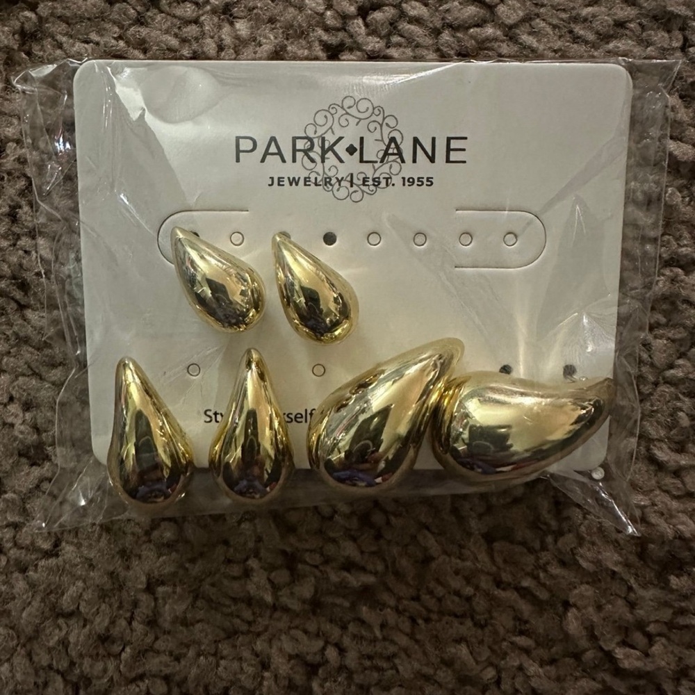 Park Lane Monaco Gold Teardrop Earrings Set